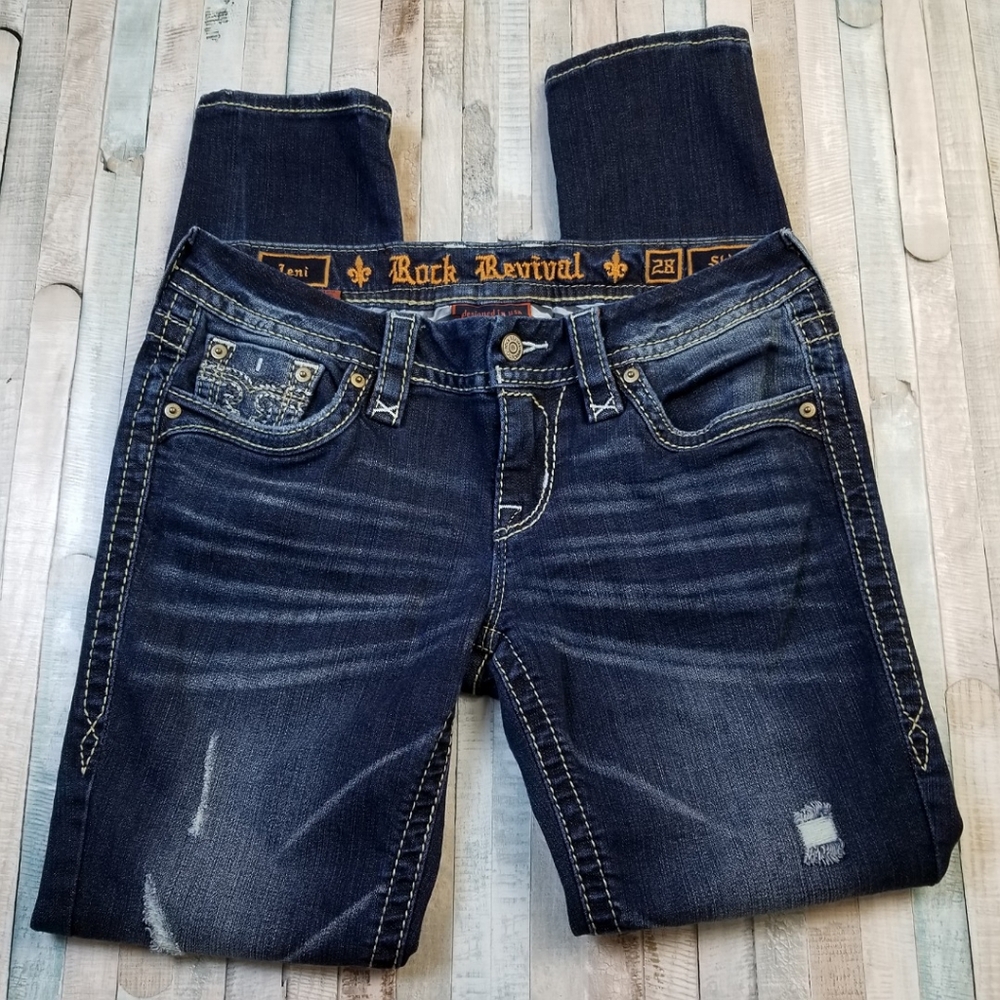 Rock Revival Leni Skinny Jeans - Picture 2 of 9